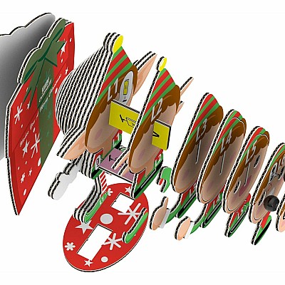 EUGY Christmas Elf 3D Puzzle