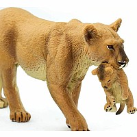 Lioness With Cub