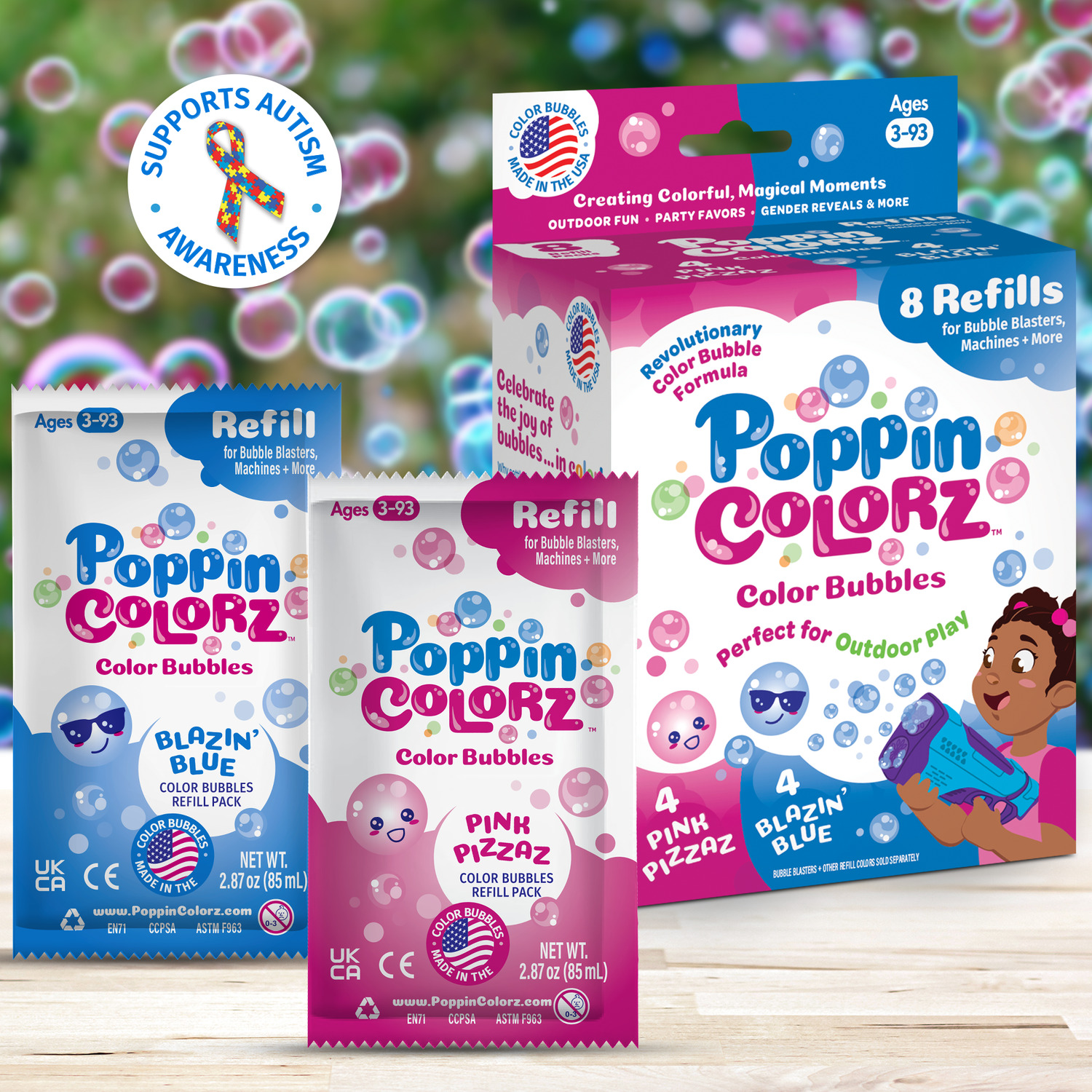 PoppinColorz Variety 8 Pack Refill