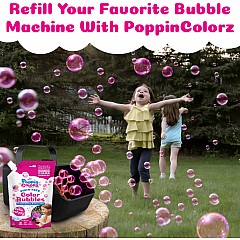 PoppinColorz Color Bubbles Pink Pizzaz 14oz Refill Pouch