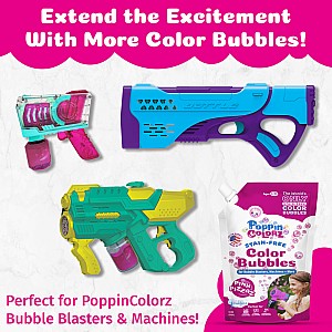 PoppinColorz Color Bubbles Pink Pizzaz 14oz Refill Pouch