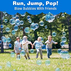 PoppinColorz Color Bubbles Blazin' Blue 14oz Refill Pouch 