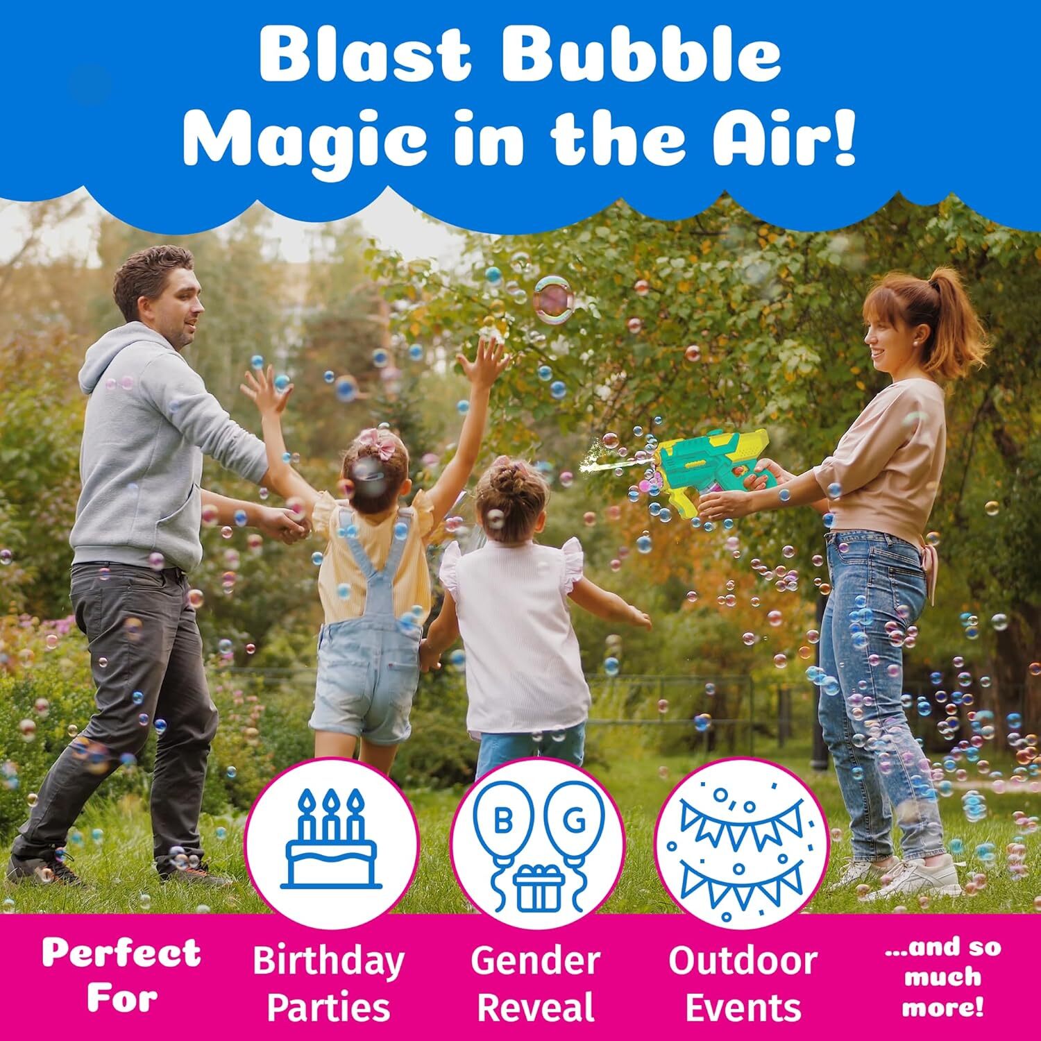 PoppinColorz Color Bubble Blaster (Hydra)