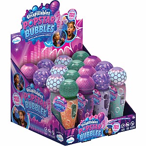 The Unspillables Pop Star Bubbles Single Bottle