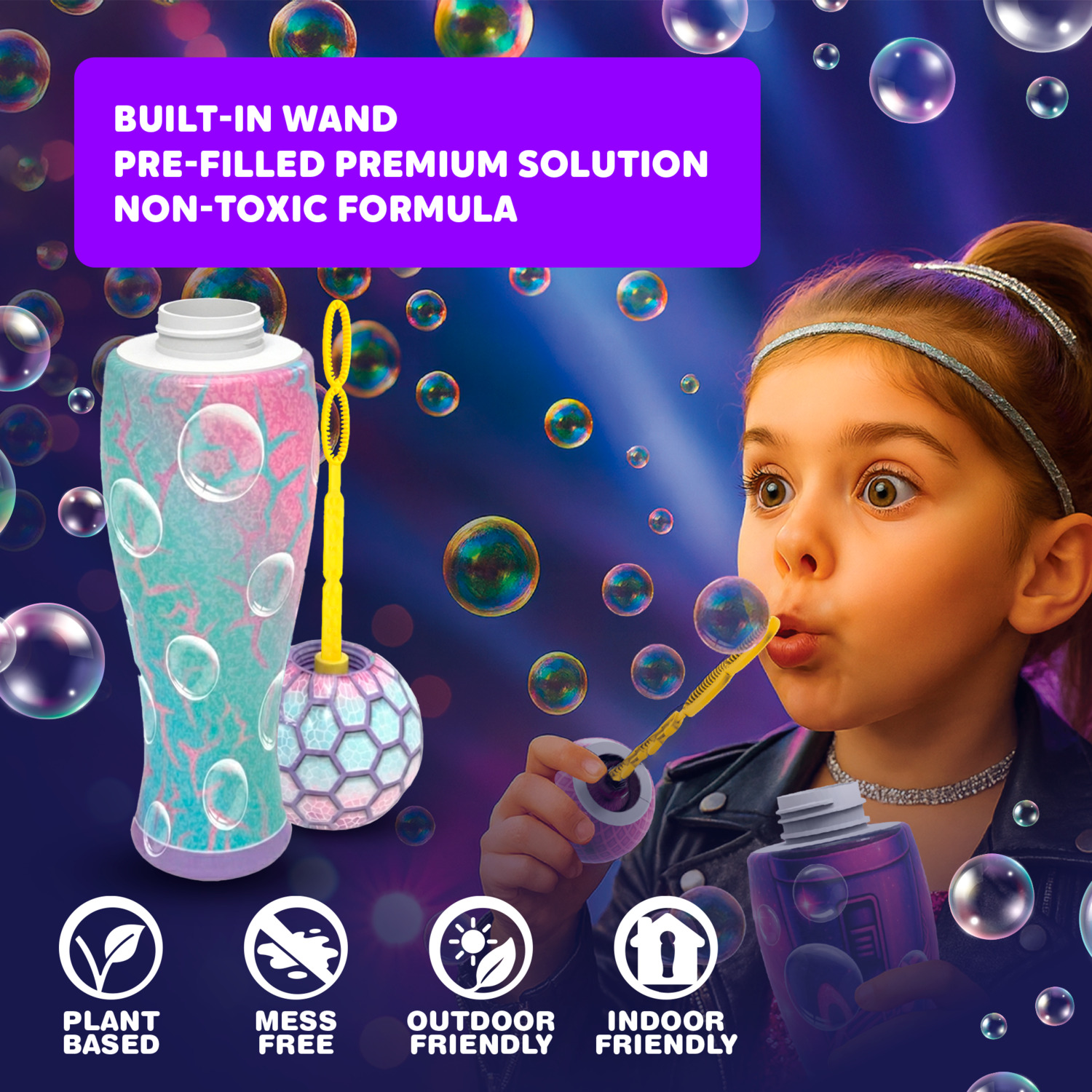 The Unspillables Pop Star Bubbles Single Bottle