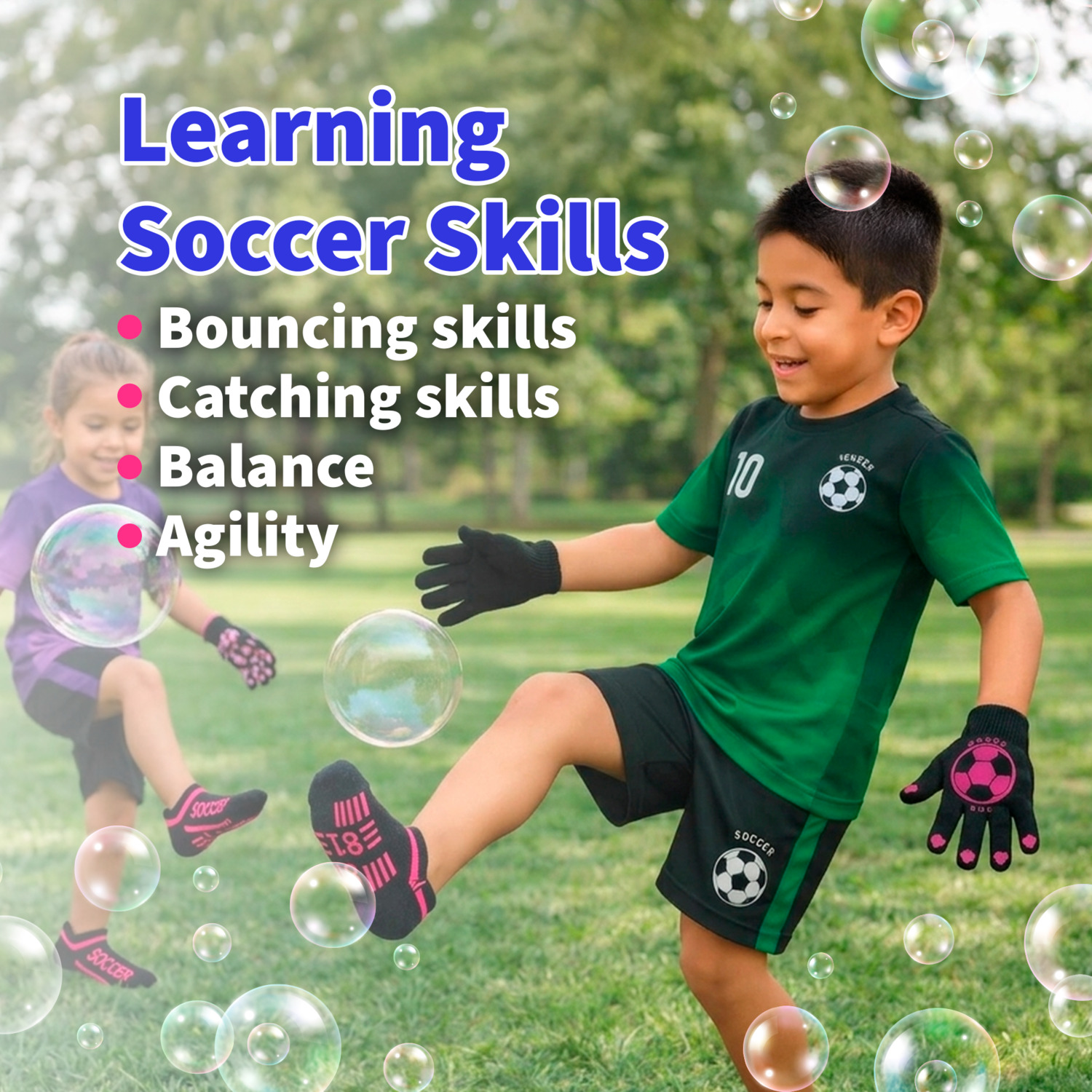 Bubble Goalz Bubbles You Can Kick & Catch!