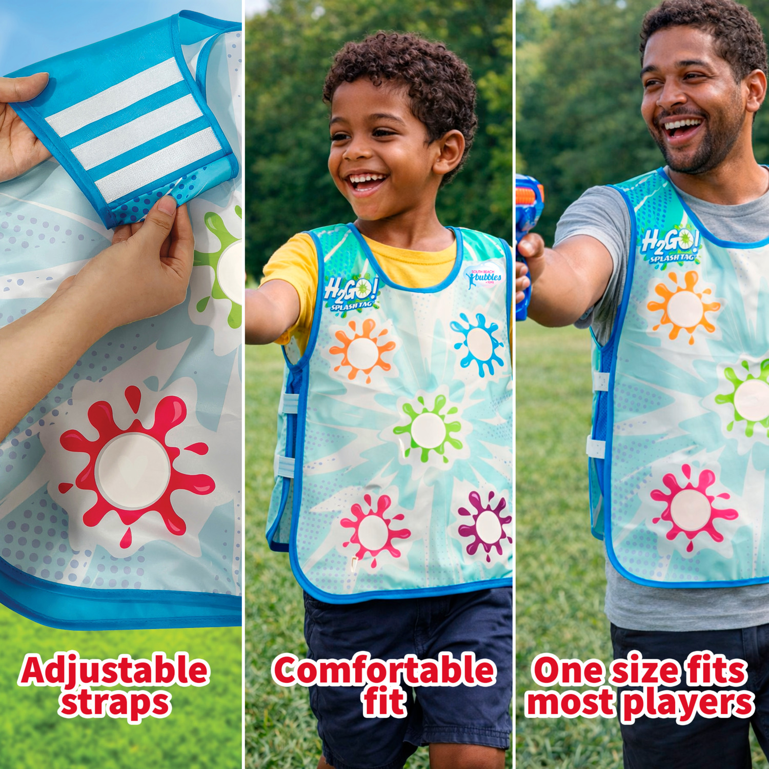 H2-Go! Splash Tag with Color Reveal Vests