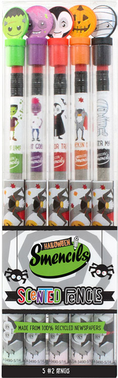 Halloween Smencils 5-Pack