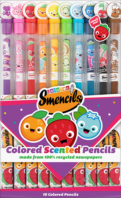 Colored Smencils 10-Pack - Givens Books and Little Dickens