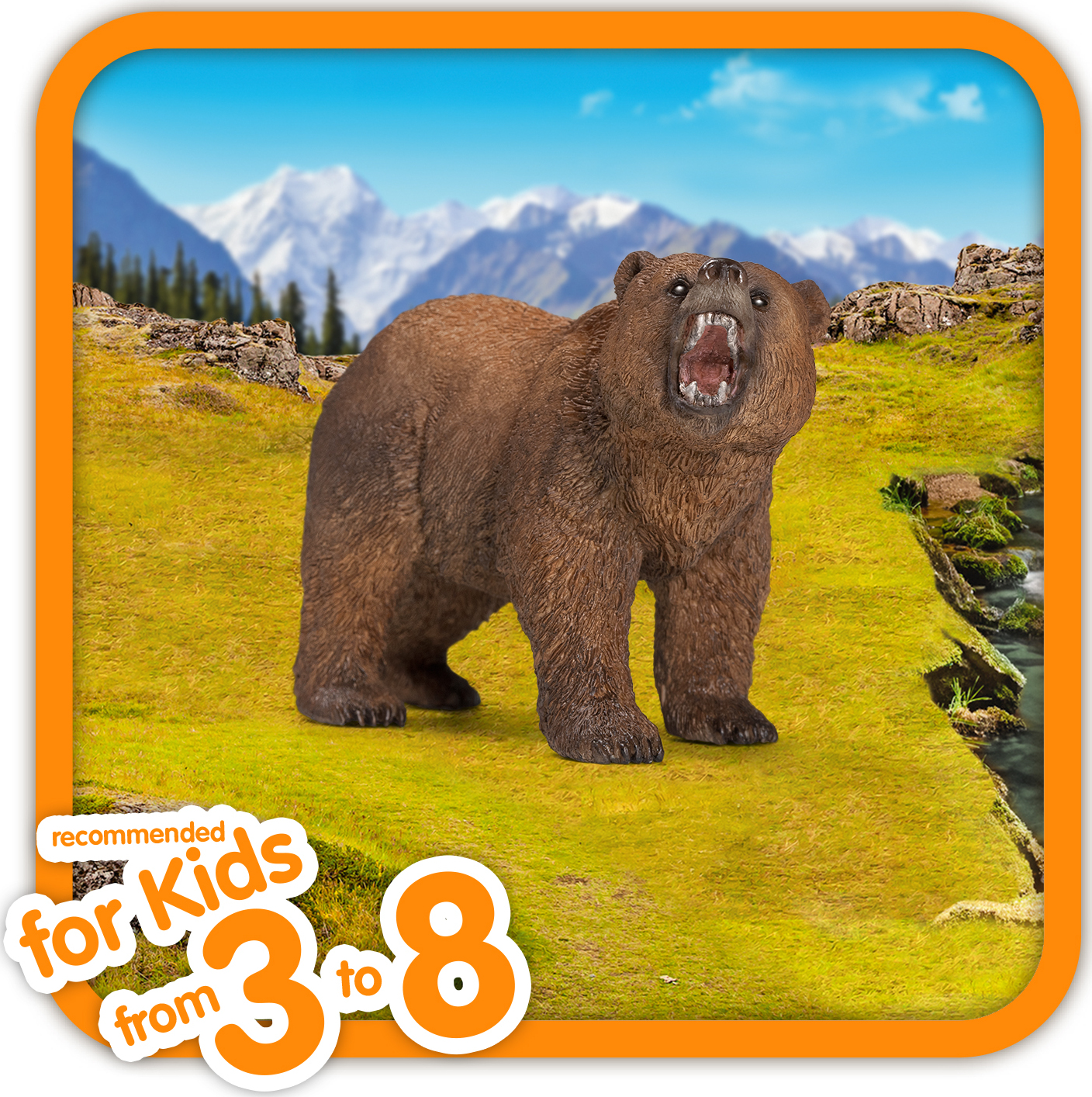 grizzly bear habitat for kids