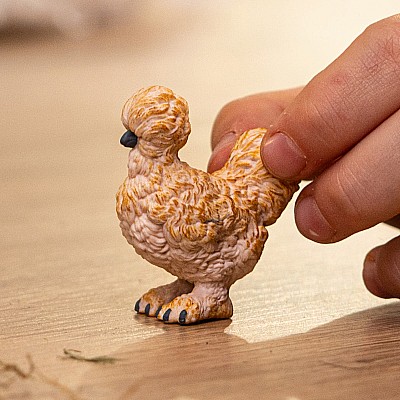 schleich FARM WORLD Silkie Chicken