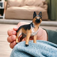 German shepherd dog Animal Toy Figurine