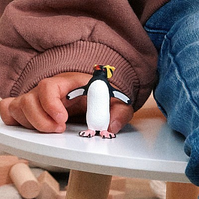 Rockhopper Penguin Animal Toy Figurine