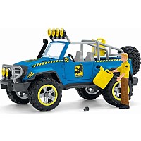 Schleich Off-road Vehicle With Dino Outpost