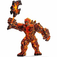 Lava Golem With Weapon