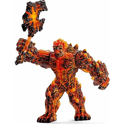 Lava Golem With Weapon