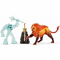 Battle for the Superweapon â Frost Monster vs. Fire Lion
