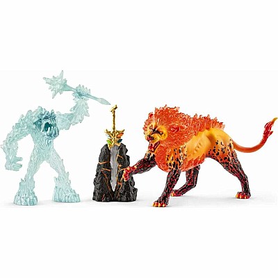 Battle For The Superweapon - Frost Monster Vs. Fire Lion