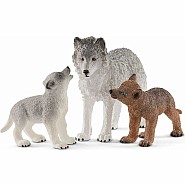 Schleich Wild Life - Mother Wolf with Pups