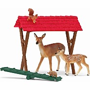 Schleich Feeding The Forest Animals