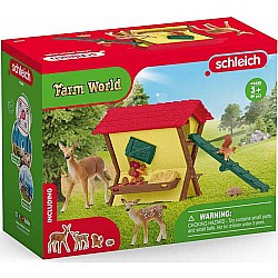 Schleich Feeding The Forest Animals Set