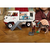 Schleich Mobile Vet with Hanoverian Foal
