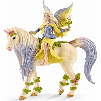 Schleich Balaya Fairy Sera With Blossom Unicorn