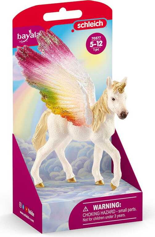 Winged Rainbow Unicorn Foal