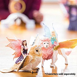 Fairy in Flight on Winged Lion