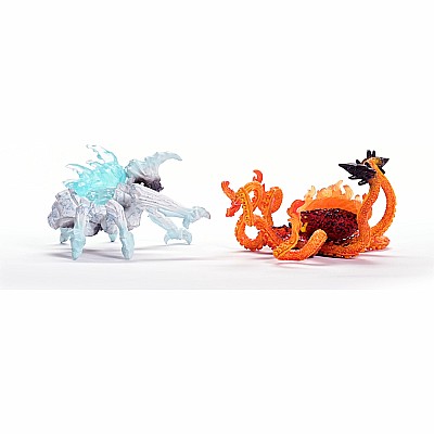 schleich ELDRADOR CREATURES  Ice Bug vs. Fire Kraken