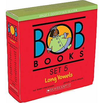 Bob Books - Long Vowels Box Set | Phonics, Ages 4 and up, Kindergarten, First Grade (Stage 3: Developing Reader)