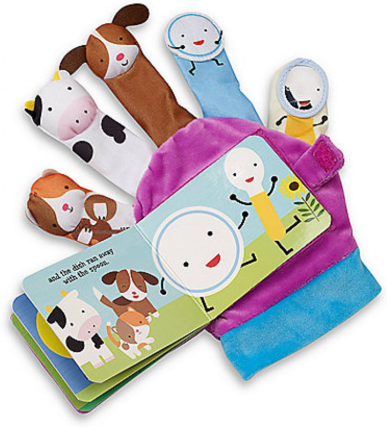 Hey Diddle Diddle Hand Puppet Board Book Toy Sense