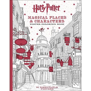 Harry Potter Magical Places & Characters Poster Coloring Book