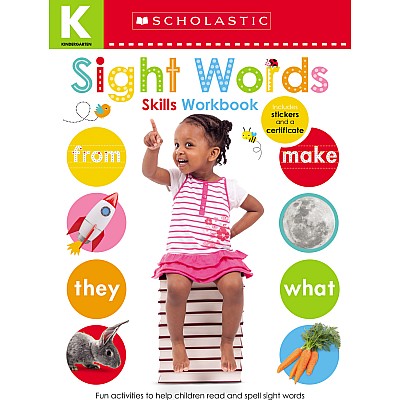 Sight Words Kindergarten Workbook: Scholastic Early Learners (Skills Workbook)