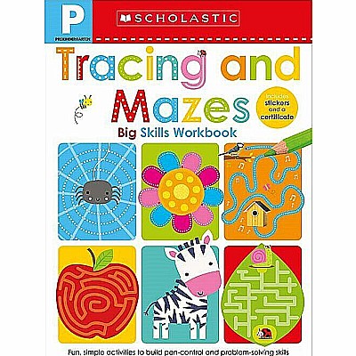 Tracing and Mazes Pre-K Workbook