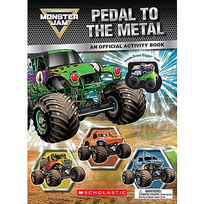 Monster Jam: Pedal to the Metal Activity Book (Includes Grave Digger truck!)