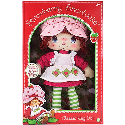 13" Strawberry Short Cake Rag Doll