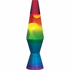 11.5'' LAVA® Lamp Rainbow White/Tricolor