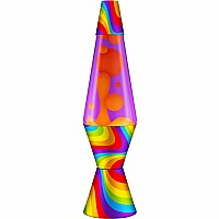 The Original Lava Lamp Flowing Color Band 14.5" Tie Dye Lamp