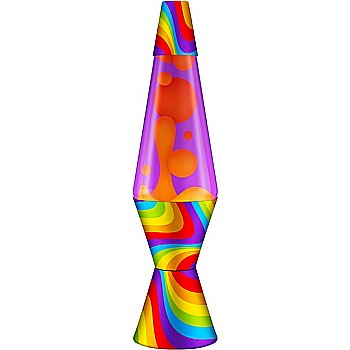 14.5" Lava Lamp, Flowing Color