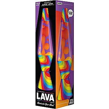 14.5" Lava Lamp, Flowing Color