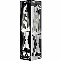 Lava Lamp 14.5" Polygonal White and Clear