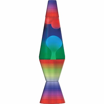 Lava Lamp - 14.5''  Colormax Rainbow-White Tricolor