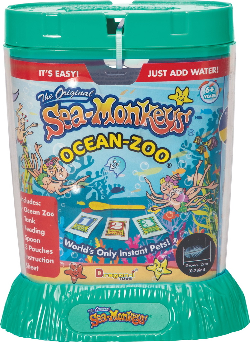 Sea Monkeys Ocean Zoo Tank Water Purifier Eggs Food Kids Educational Toy Gift 