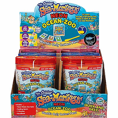 Sea-Monkey Ocean Zoo Assorted Neon Colours