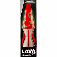 Astrosurge Red Rocket LAVA Lamp 14.5"
