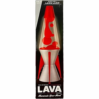 Astrosurge Red Rocket LAVA Lamp 14.5"