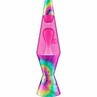Lava Lamp - 14.5'' Pink Spiral  Pink/Pink/Tie Dye