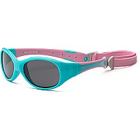 Explorer Toddler Sunglasses (Aqua/Pink)