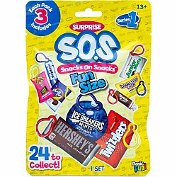 Sos Fun Size Plush 3-Pack Dangler (assorted)